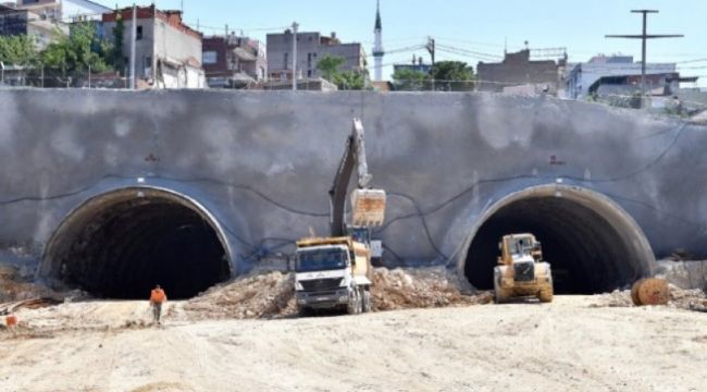 İzmir'in en uzun karayolu tünelinde inşaat durdu!