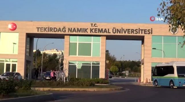 Tekirdağ&#039;da üniversitenin depremde hasar gören binası boşaltıldı