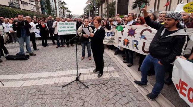 İzmir'de JES iznine tepki