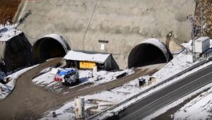 Eğribel Tüneli inşaatı 2021 yılı sonunda tamamlanacak