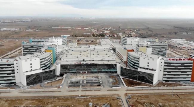 Konya Şehir Hastanesinde sona yaklaşılıyor 