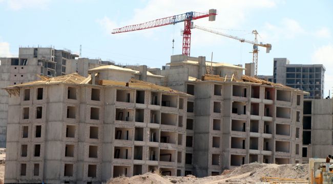 Nevşehir’de TOKİ inşaat alanı karantinaya alındı 