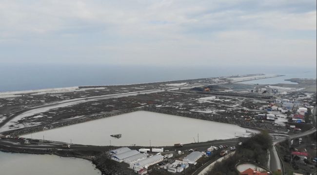 Rize-Artvin Havalimanı inşaatı hız kesmeden devam ediyor 