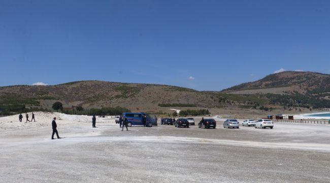 Salda Gölü'ndeki çalışma durduruldu, sorumlular hakkında işlem başlatıldı