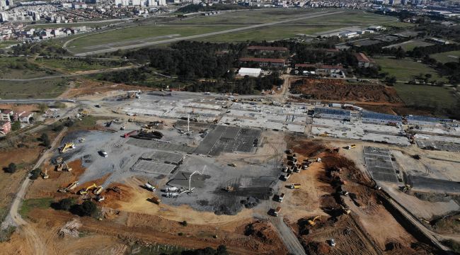 Sancaktepe'de yapılan hastanenin bölümleri ortaya çıkmaya başladı