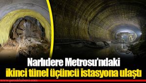 Narlıdere Metrosu’ndaki ikinci tünel üçüncü istasyona ulaştı 