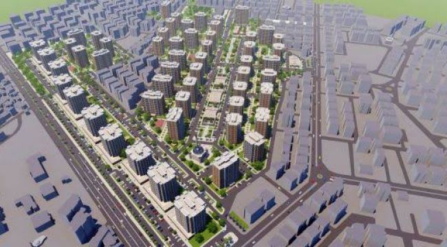 Yeşildirek kentsel dönüşüm projesinin birinci etap ihale süreci başlatıldı