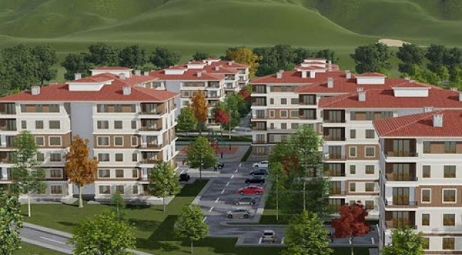 Çaycuma'da yapılan TOKİ evleri teslim ediliyor