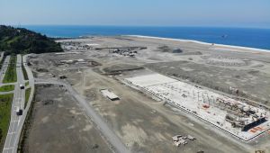 Rize-Artvin Havalimanı inşaatı yüzde 76 seviyelerine geldi 