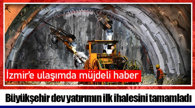 Büyükşehir dev yatırımın ilk ihalesini tamamladı