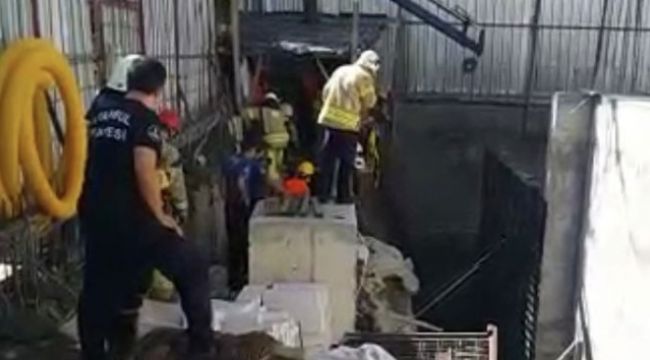 Kadıköy'de bir inşaatta iskele çöktü; 3 işçi yaralandı 