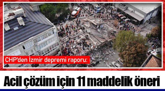Acil çözüm için 11 maddelik öneri
