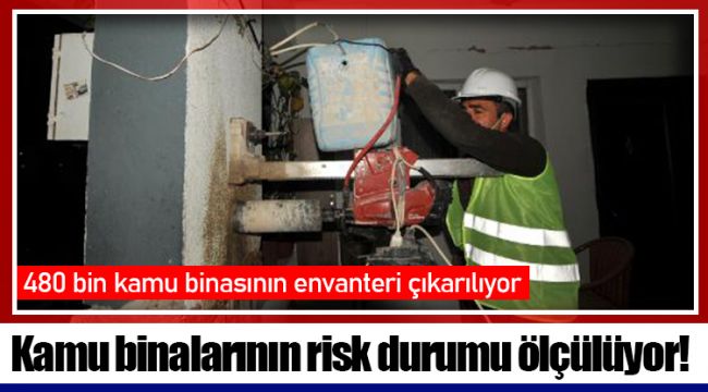 Kamu binalarının risk durumu ölçülüyor!