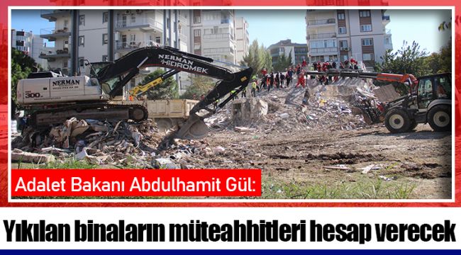 Yıkılan binaların müteahhitleri hesap verecek