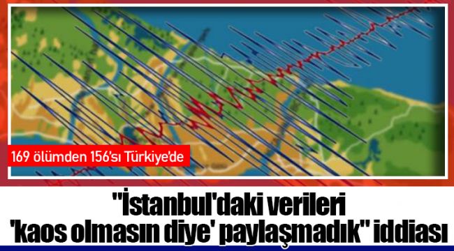 &quot;İstanbul&#039;daki verileri &#039;kaos olmasın diye&#039; paylaşmadık&quot; iddiası