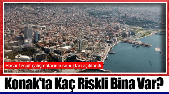Konak&#039;ta Kaç Riskli Bina Var?