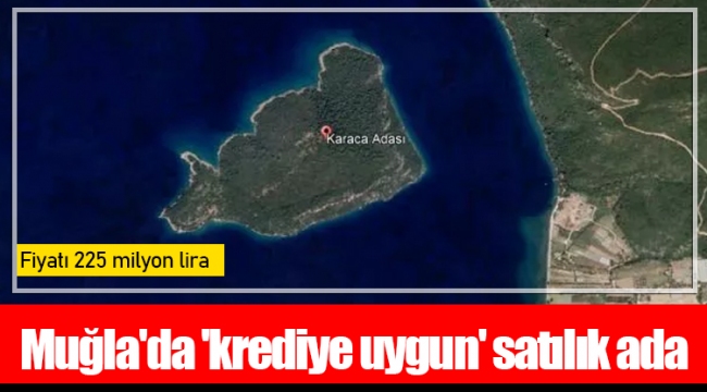 Muğla'da 'krediye uygun' satılık ada