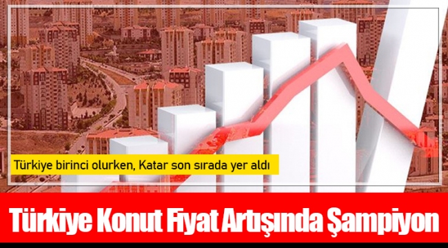 Türkiye Konut Fiyat Artışında Şampiyon...