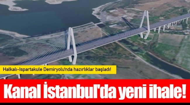 Kanal İstanbul'da yeni ihale!