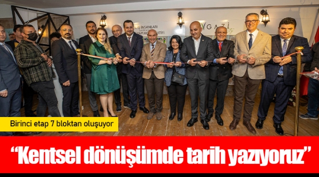 Başkan Soyer Gaziemir Aktepe ve Emrez kentsel dönüşüm alanı birinci etabının lansmanına katıldı