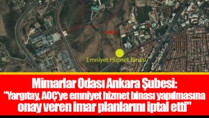 Mimarlar Odası Ankara Şubesi: 