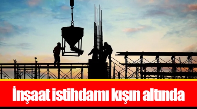 İnşaat istihdamı kışın altında