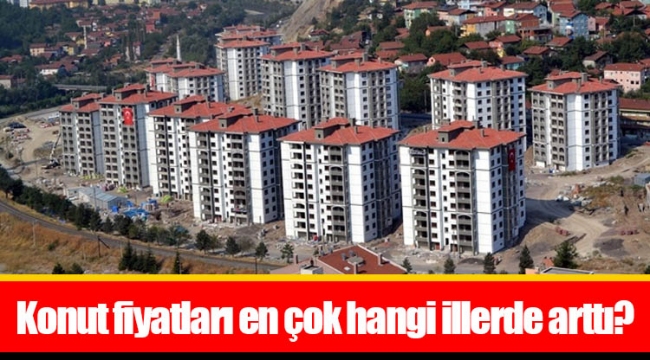 Konut fiyatları en çok hangi illerde arttı?
