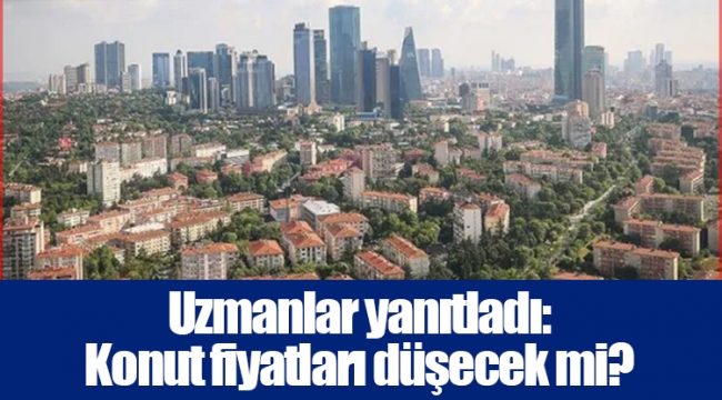 Uzmanlar yanıtladı: Konut fiyatları düşecek mi?