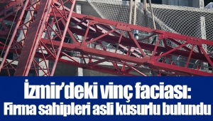 İzmir'deki vinç faciası: Firma sahipleri asli kusurlu bulundu