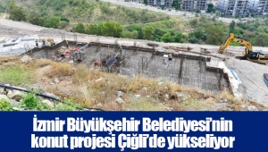 İzmir Büyükşehir Belediyesi’nin konut projesi Çiğli’de yükseliyor