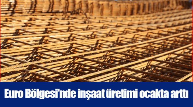 Euro Bölgesi'nde inşaat üretimi ocakta arttı