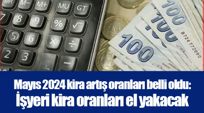 Mayıs 2024 kira artış oranları belli oldu: İşyeri kira oranları el yakacak