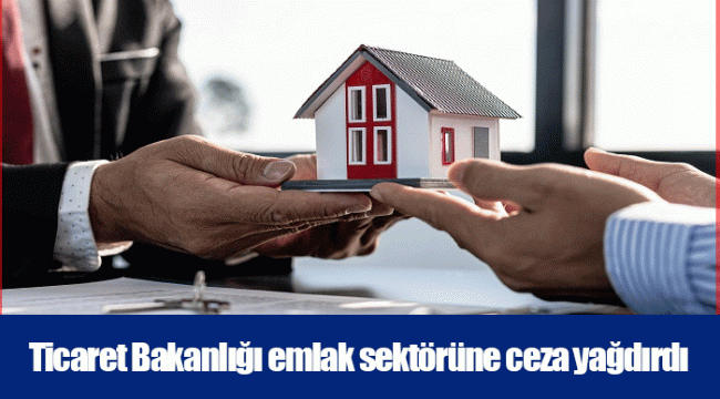 Ticaret Bakanlığı emlak sektörüne ceza yağdırdı