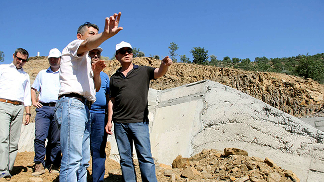 Eker  “Gediz Projelerini” inceledi