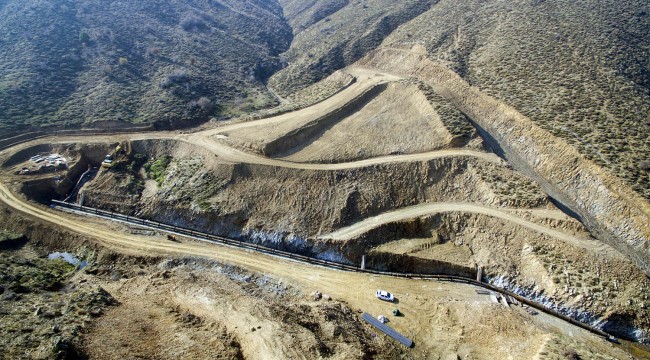 Horzum-Alayaka Barajı’nda çalışmalar tüm hızıyla devam ediyor