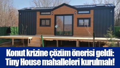Konut krizine çözüm önerisi geldi: Tiny House mahalleleri kurulmalı!