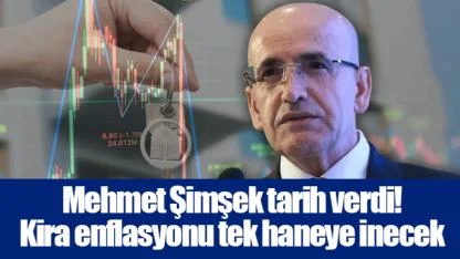 Mehmet Şimşek tarih verdi! Kira enflasyonu tek haneye inecek