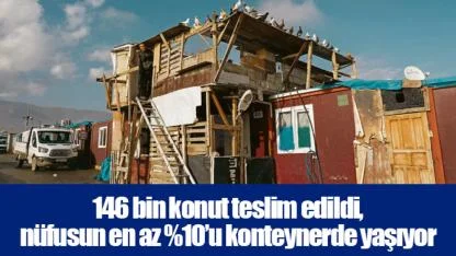 Deprem bölgesinde 455 bini aşkın konut ve iş yeri teslim edildi