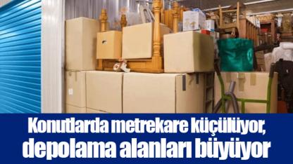 Konutlarda metrekare küçülüyor, depolama alanları büyüyor