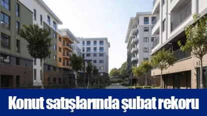 Konut satışlarında şubat rekoru