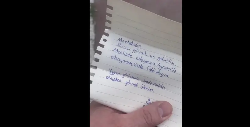 Ankara’da ev bakarken emlakçıyı devre dışı bırakmak istedi: Ev sahibine bıraktığı not şaşırttı! - Resim : 1